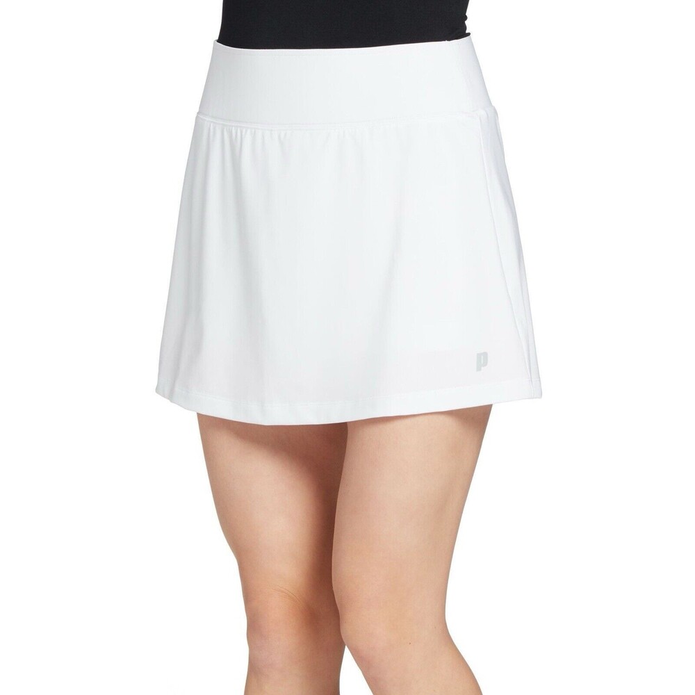 Prince Women’s Tennis Skirt Sz XL White Skort Ball Pockets Pickleball Golf EUC